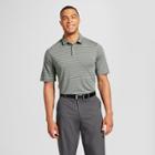 Men's Big & Tall Stripe Golf Polo Shirt - C9 Champion Forest Grove Green