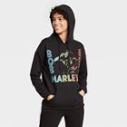 Women's Bob Marley Hooded Graphic Sweatshirt - Black