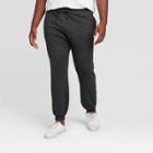 Men's Big & Tall Jogger Pants - Goodfellow & Co Charcoal Gray