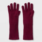 Women's Cashmere Gloves - A New Day Burgundy