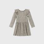 Toddler Girls' Long Sleeve Cozy Dress - Cat & Jack Gray