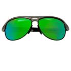 Breed Men's Jupiter Polorized Sunglasses With Aluminum Frame And Arms - Silver/green,