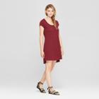 Women's T-shirt Dress - Universal Thread Burgundy (red)