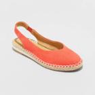 Women's Irene Slingback Espadrille Flats - A New Day Red
