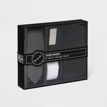 Bespoke 2112 Men's Formal Gifting Travel Accessory Set - Gray, Men's,