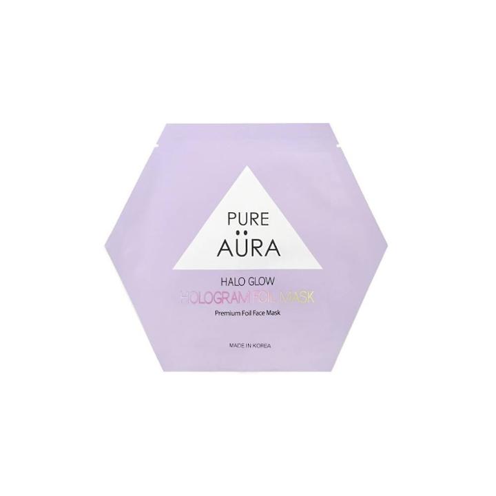 Pure Aura Halo Glow Hologram Foil Mask