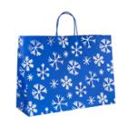 Spritz Large Foil Printed Snowflake Vogue Gift Bag -