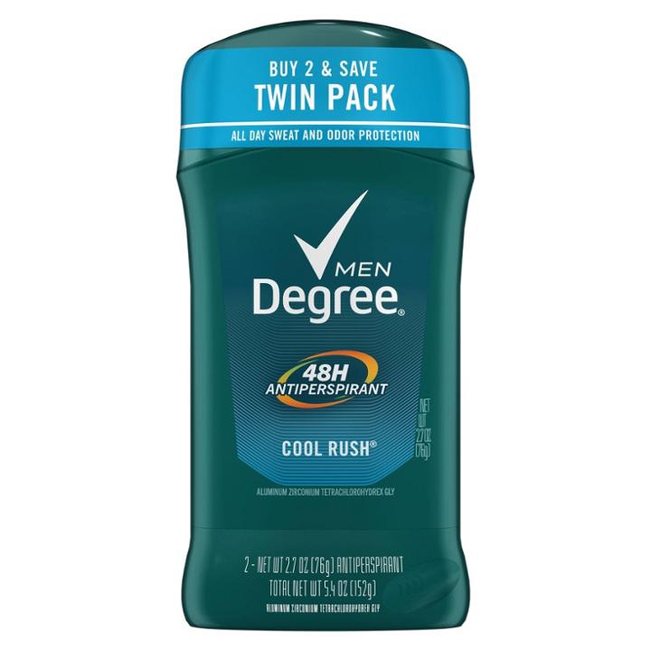 Degree Men Dry Protection Cool Rush Antiperspirant Deodorant Twin Pack