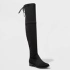 Women's Sidney Over The Knee Boots - A New Day Black