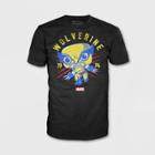 Funko Boys' Marvel Wolverine Short Sleeve Graphic T-shirt - Black