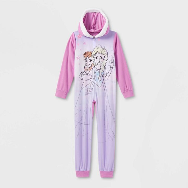 Girls' Frozen Blanket Sleeper - Purple