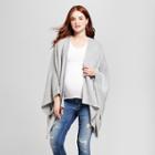 Maternity Cozy Wrap Cardigan - Isabel Maternity By Ingrid & Isabel Heather Gray One Size, Infant Girl's