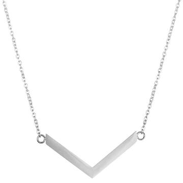 Elya Chevron Chain Necklace -