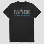 Men's Marvel Mighty Fathor Short Sleeve T-shirt - Black