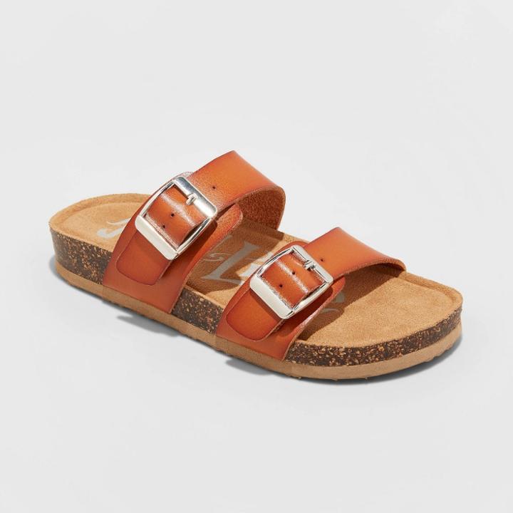 Girls' Mad Love Scarlett Footbed Sandals - Cognac