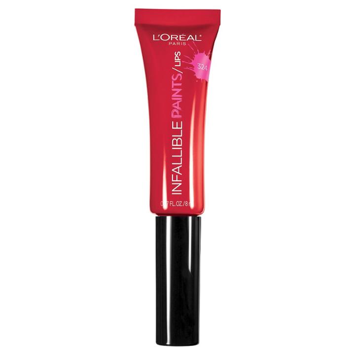 L'oreal Paris Infallible Lip Paints 324 Diy Red