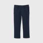 Toddler Girls' Stretch Uniform Straight Fit Pants - Cat & Jack Navy