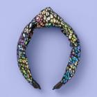 More Than Magic Girls' Iridescent Leopard Foil Knot Headband - More Than