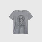 Petiteboys' Short Sleeve 'cool Cat' Graphic T-shirt - Cat & Jack Gray