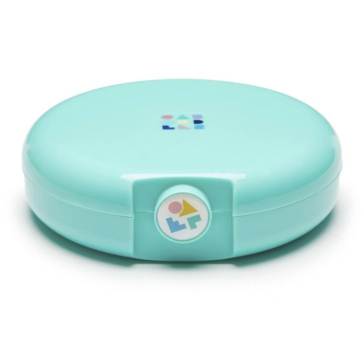 Caboodles Cosmic Compact Case - Light Teal, Adult Unisex