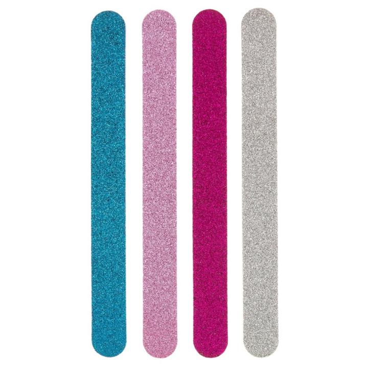 Expressions Glitter Nail Files - 4pk,