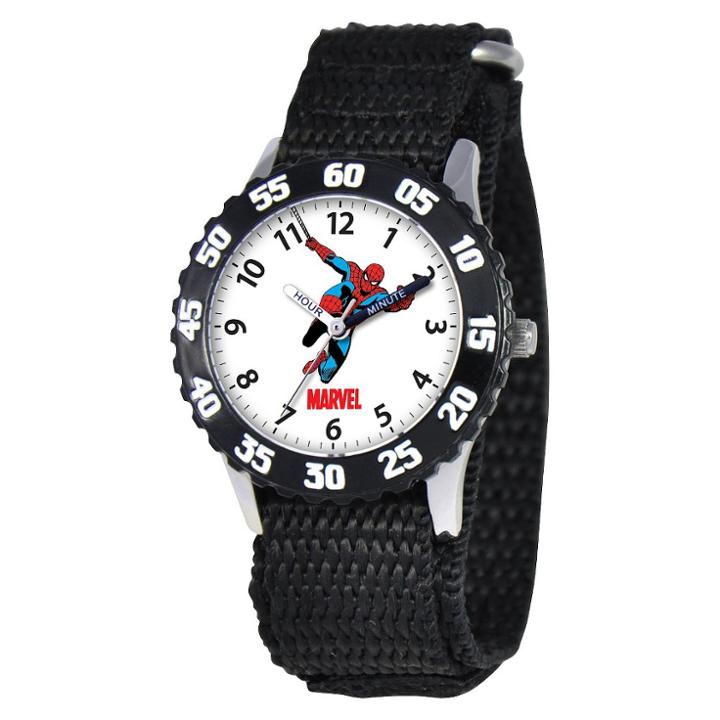 Boys' Marvel Spider-man Watch - Black,