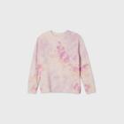 Kids' French Terry Pullover Sweatshirt - Cat & Jack Lavender/cream 2t, Purple/ivory