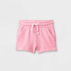 Toddler Girls' Knit Pull-on Shorts - Cat & Jack Bright Pink
