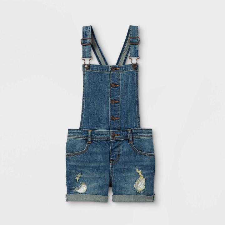 Girls' Lace Repair Jean Shorts - Cat & Jack