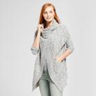 Cliche Women's Drape Cardigan - Clich Gray
