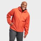 Men's Waterproof Jacket - All In Motion Orange S, Men's,