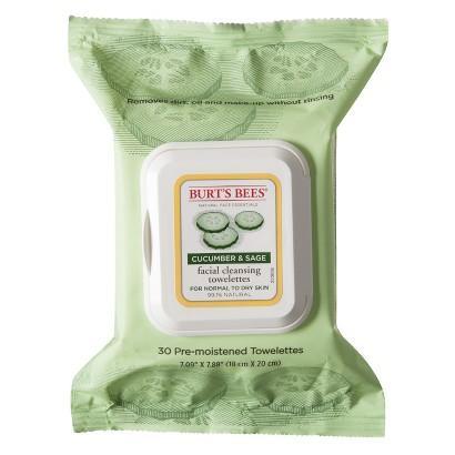 Burt's Bees Facial Cleansing Towelettes - Cucumber &
