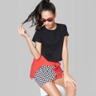 Women's Short Sleeve Boxy Cropped T-shirt - Wild Fable Black
