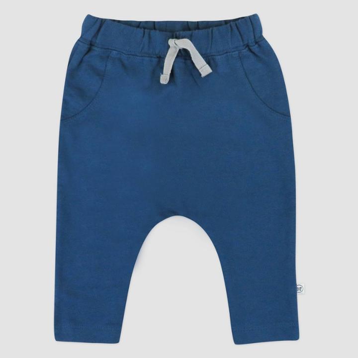 Honest Baby Organic Cotton Sweatpants - Navy Blue Newborn