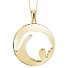 Target Capricorn Zodiac Pendant Necklace - 18, Girl's, Yellow