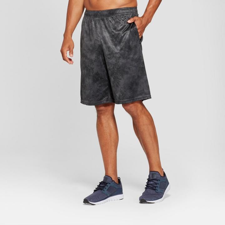 Men's Circuit Shorts - C9 Champion Railroad Gray Erosion With Dots