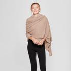 Women's Travel Wrap - A New Day Oatmeal
