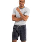Hanes Premium Men's Short And T-shirt Pajama Set - Black
