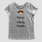 Girls' Star Wars Princess Leia Organa Short Sleeve T-shirt - Heather Gray