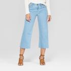 Target Women's High-rise Wide Leg Cropped Jeans - Universal Thread Light Wash