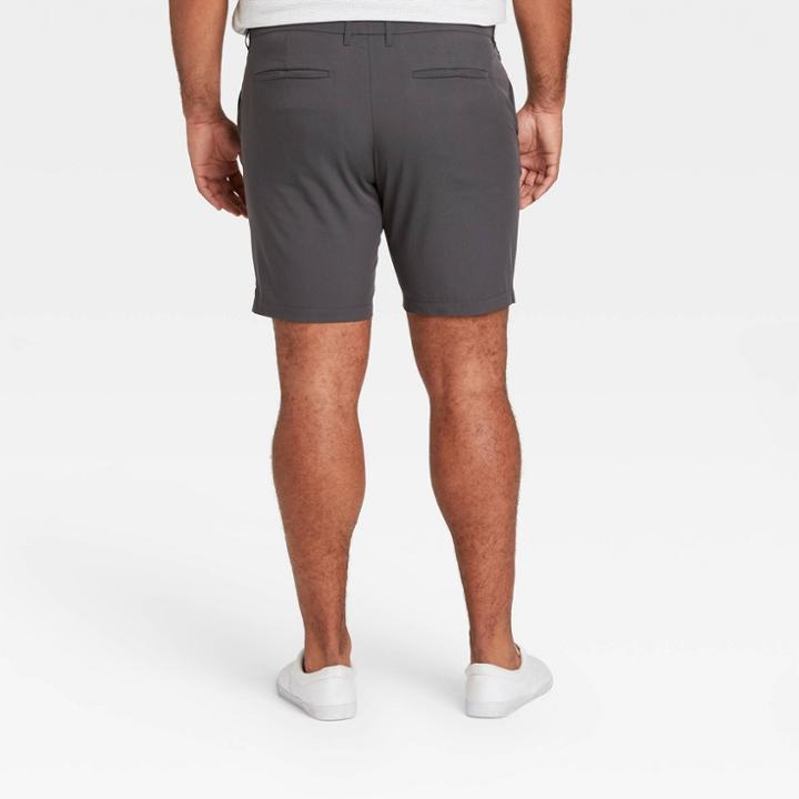 Men's Big & Tall 9 Linden Tech Shorts - Goodfellow & Co Gray