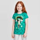 Petitegirls' Disney Minnie Mouse Flip Sequin Short Sleeve T-shirt - Green