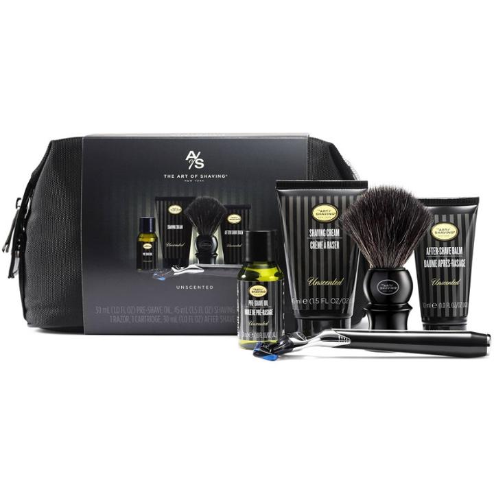 The Art Of Shaving Men's Unscented Travel Shaving Kit With 5 - Bladed Morris Park Razor, Women's