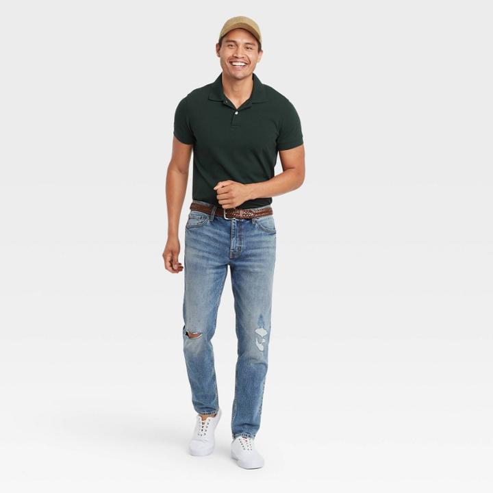 Men's Tall Slim Fit Tapered Jeans - Original Use Antique Blue