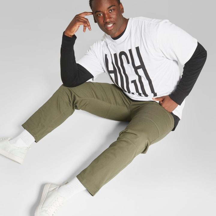 Men's Big & Tall Skinny Utility Pants - Original Use Paris Green