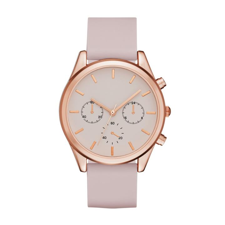 Target Women's Rubber Strap Watch - A New Day Rose Gold