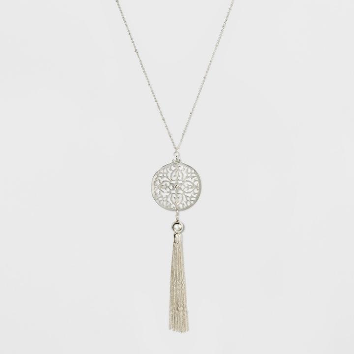 Filigree, Ccb, And Tassel Long Necklace - A New Day