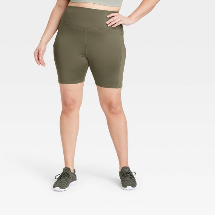 Women's Plus Size Sculpt Bike Shorts 7 - All In Motion