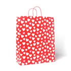 Spritz Extra Large Gift Bag With Hearts Red -