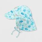 Green Sprouts Baby Flap Sun Protection Hat - Aqua
